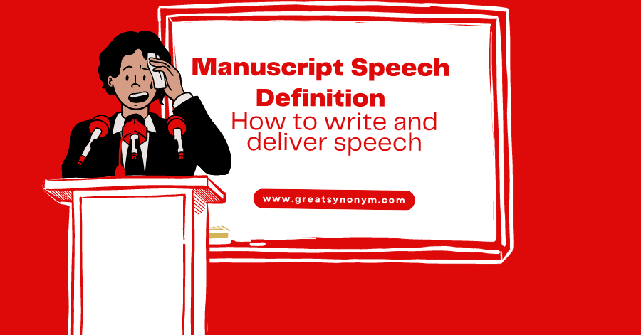 manuscript speech