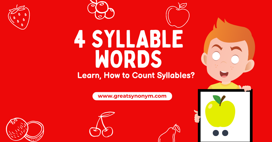 4 syllable words